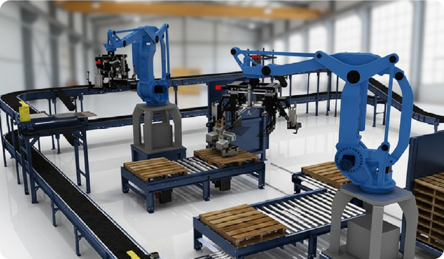 Imagem ilustrativa de solução para movimentação industrial