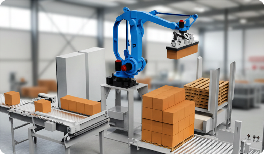 Imagem ilustrativa de solução para movimentação industrial