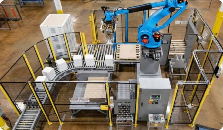 Imagem ilustrativa de solução para movimentação industrial