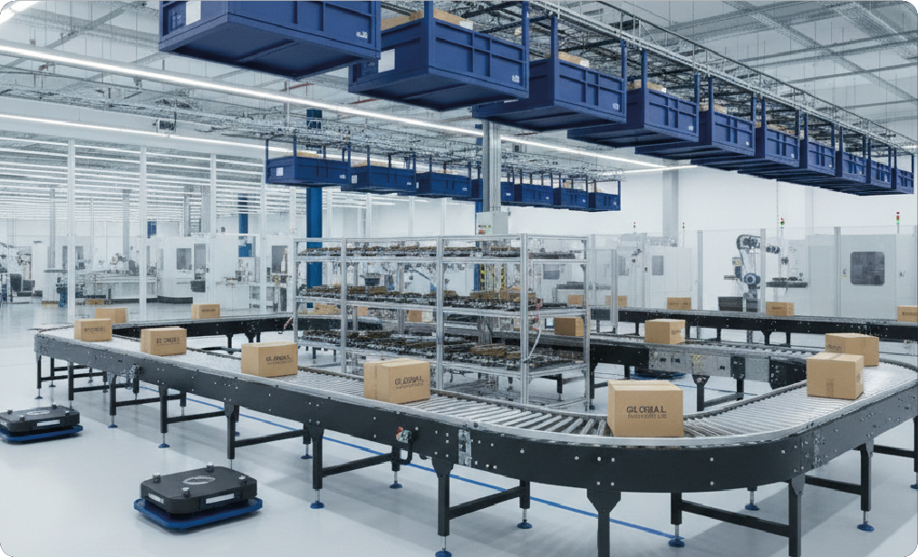 Imagem ilustrativa de solução para movimentação industrial