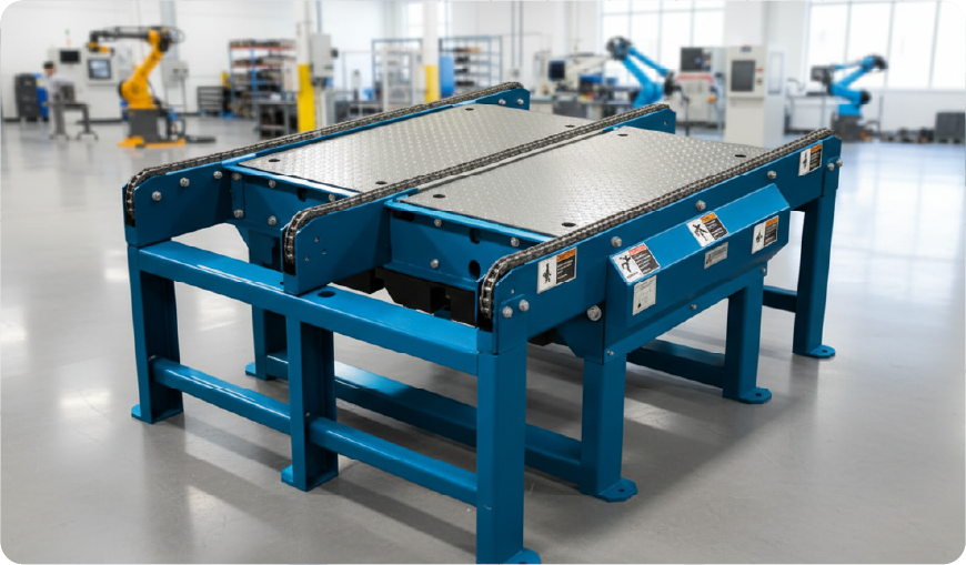 Imagem ilustrativa de solução para movimentação industrial