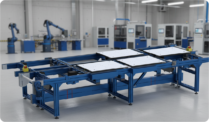 Imagem ilustrativa de solução para movimentação industrial