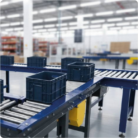 Imagem de Transportador de Roletes Acionados